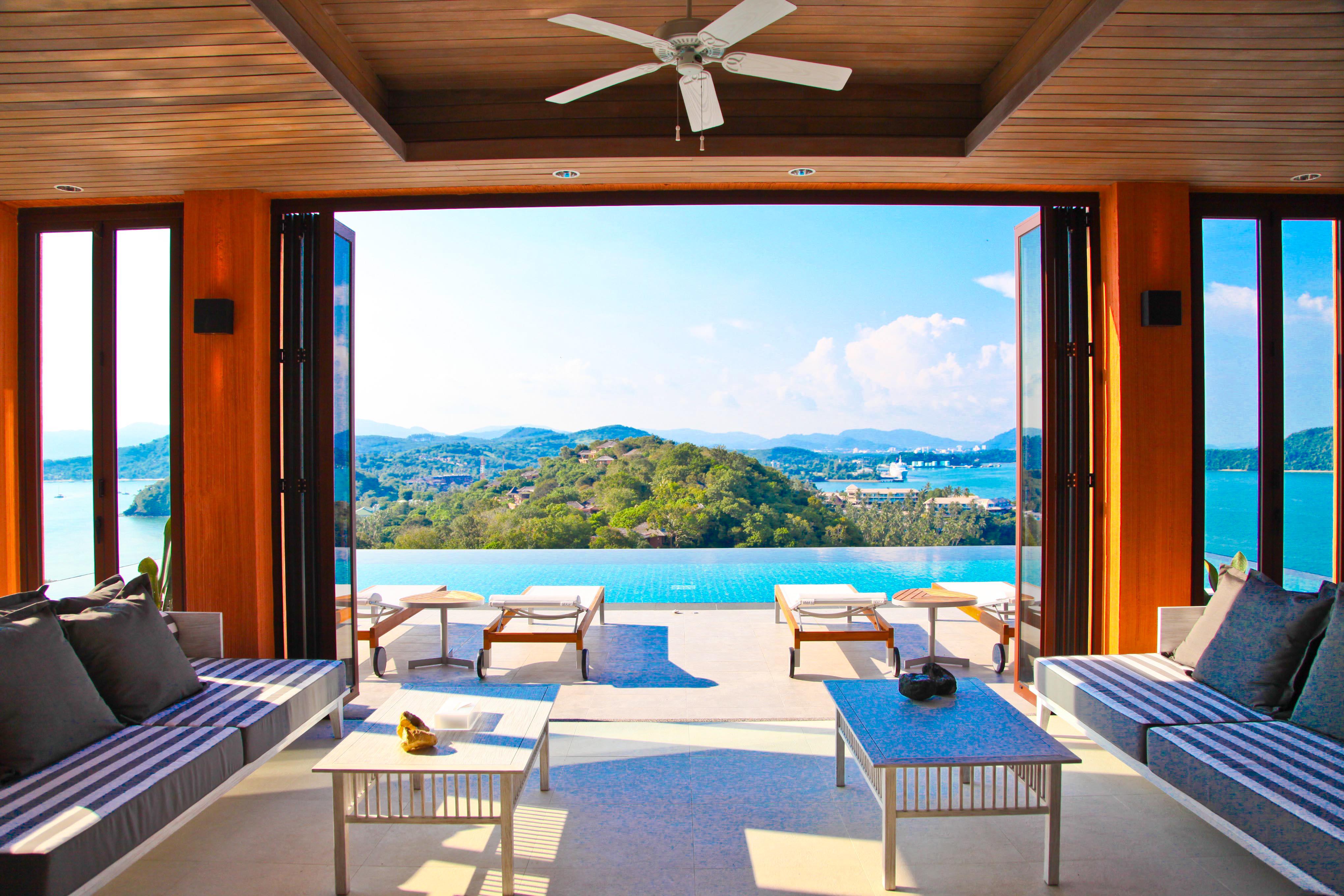 Sri Panwa Phuket Luxury Pool Villa Hotel - Sha Plus Eksteriør bilde View from the living room of a villa at the resort