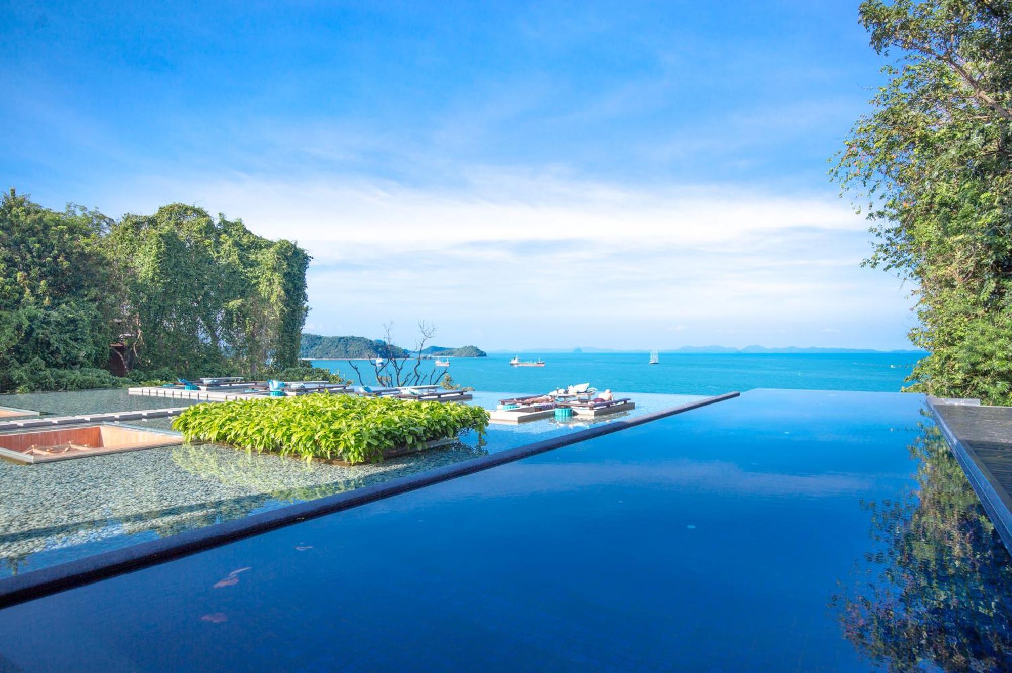 Sri Panwa Phuket Luxury Pool Villa Hotel - Sha Plus Eksteriør bilde View of the Andaman Sea from the resort